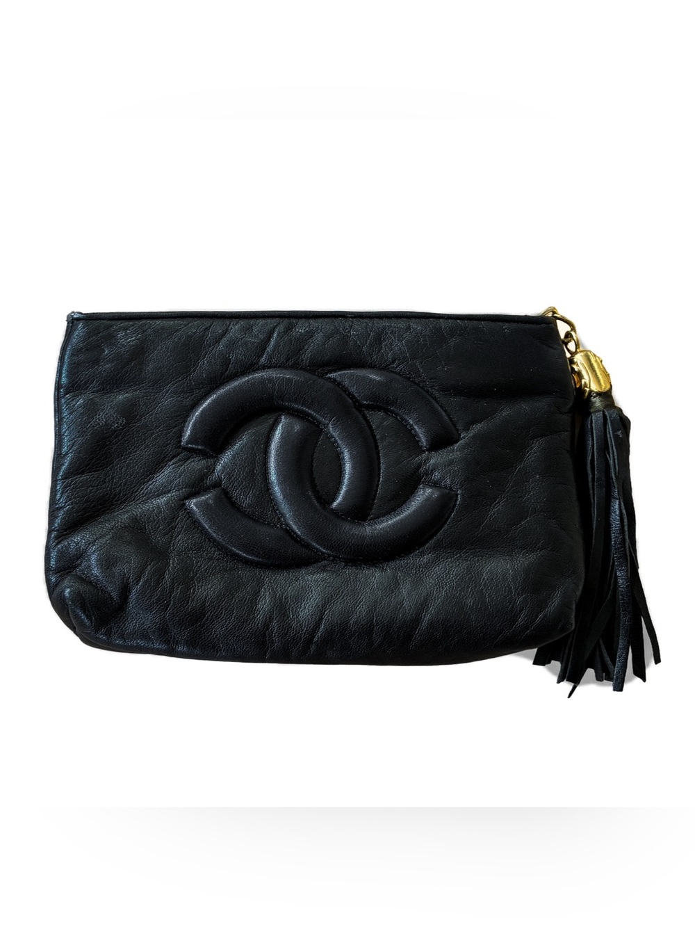 CHANEL vintage cosmetic bag pre 1986